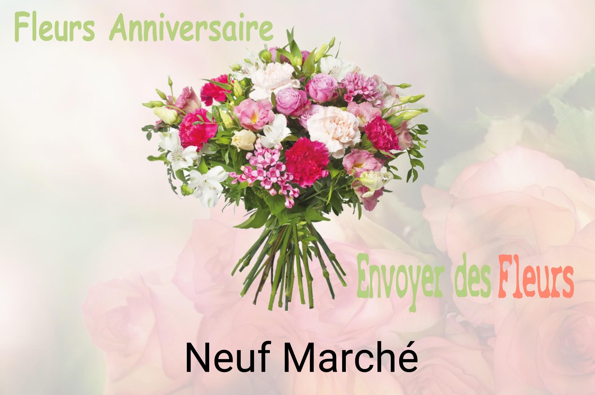 Bouquet de fleurs d’anniversaire livré à Neuf-Marché