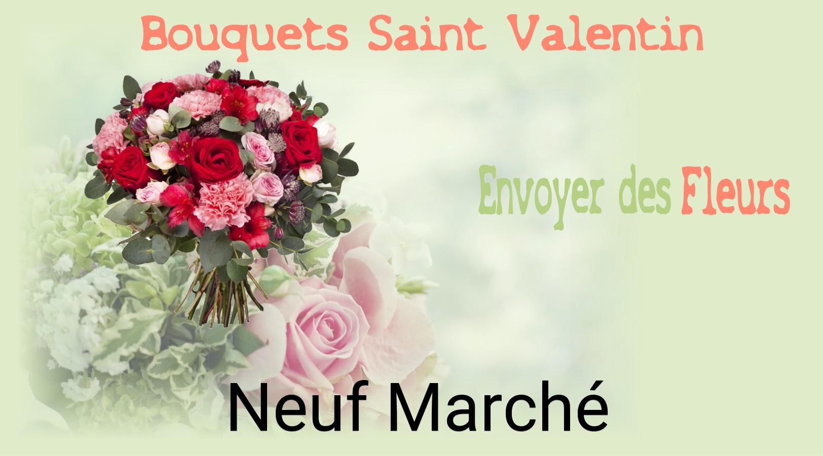 Roses de Saint-Valentin livrées à Neuf-Marché